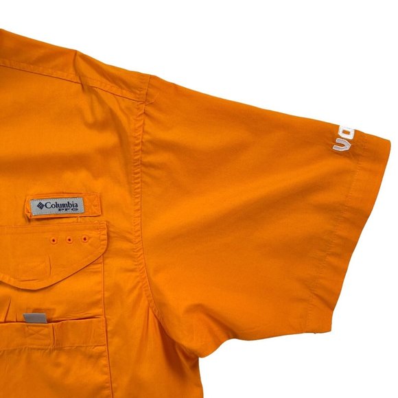 Columbia PFG Vented Fishing Shirt Men M LSU University of Tennessee Volunteers - Picture 4 of 16